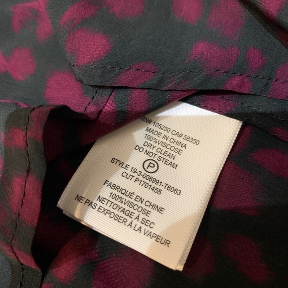 NWT Joie viscose sleeveless top (small)  black Purple $198 Retail - Picture 6 of 7